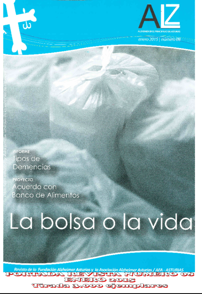 PORTADAS REVISTA: “ALZ-ALZHEIMER EN EL PRINCIPADO DE ASTURIAS”